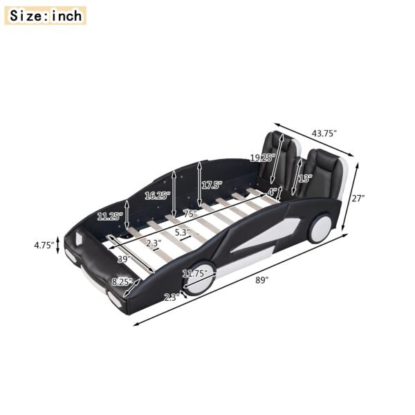 Twin Size Kids Platform Bed