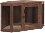 Furniture Corner Dog Crate with Cushion