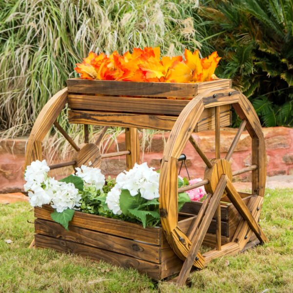 Aldridge Wood Statue Planter