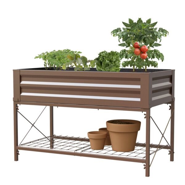 Makenna Steel Elevated Planter