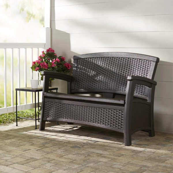Outdoor Elements Storage Bench