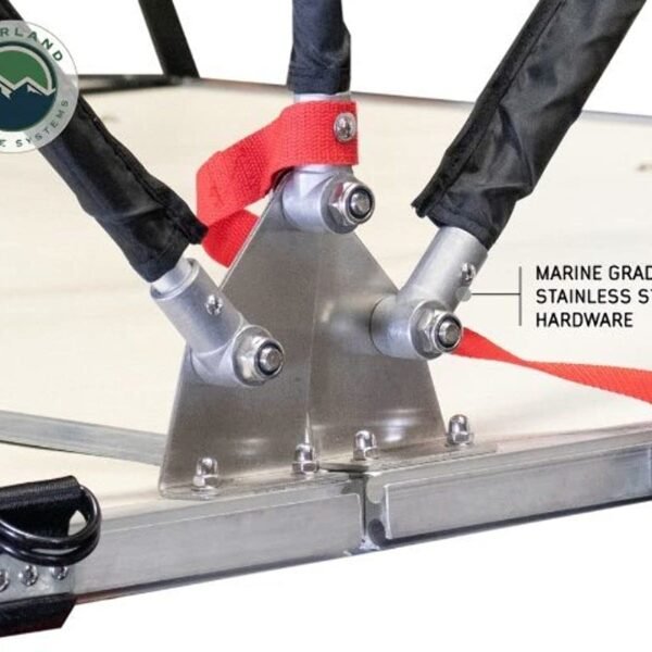 Nomadic 2 Extended Roof Top Tent - Dark Gray Base with Green