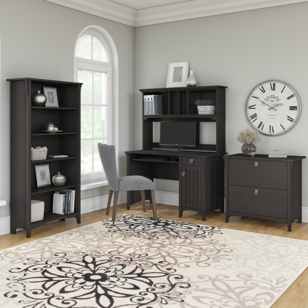 Bush Furniture Salinas Mission Desk with Hutch
