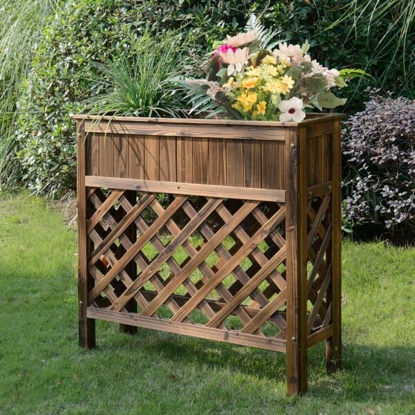Peyton Wood Elevated Planter