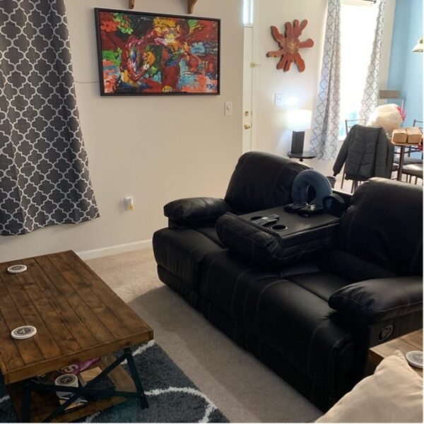 Edgar 81'' Vegan Leather Sofa