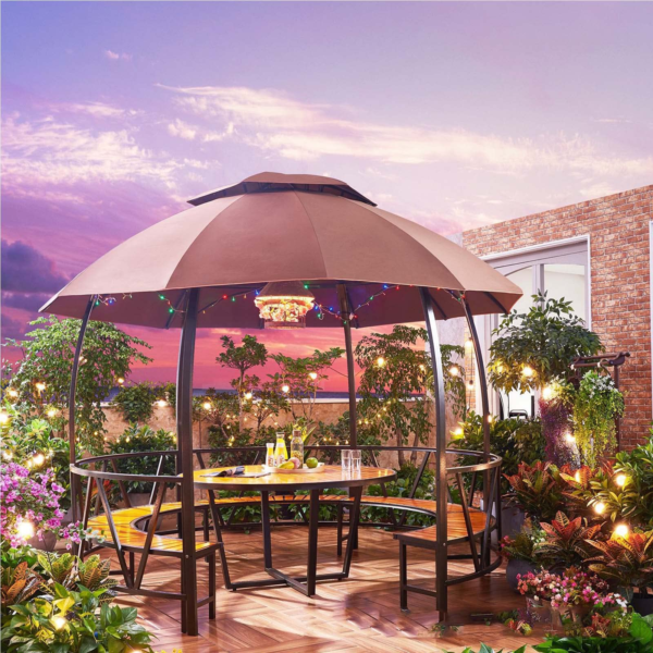 Double Top Gazebos for Gardens
