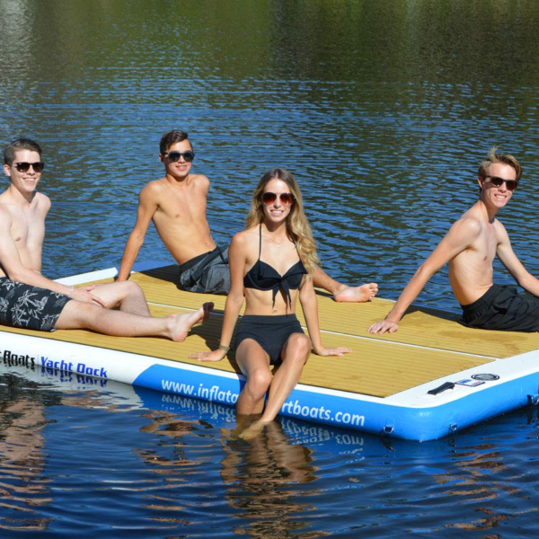 Inflatable Sport Boats Yacht Dock 10x6x6 inches Thick
