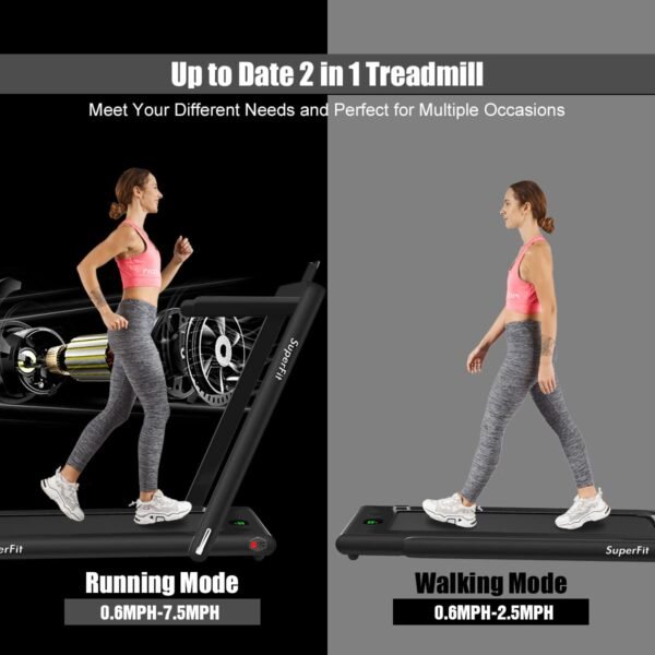 2 in 1 Folding Treadmill