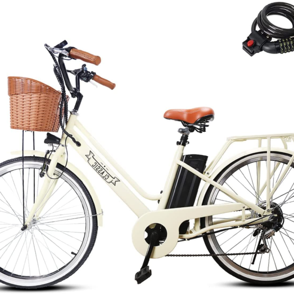 Electric Bike for Adult 350W Ebike 18-22MPH 45-60 Miles 26"