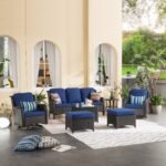 Patio Furniture Sets 7 Pieces Furniture All Weather Wicker